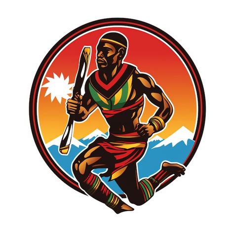 Premium AI Image | National sport of Eswatini with white background hi