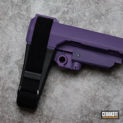 Sba3 Brace Cerakoted Using Bright Purple Cerakote