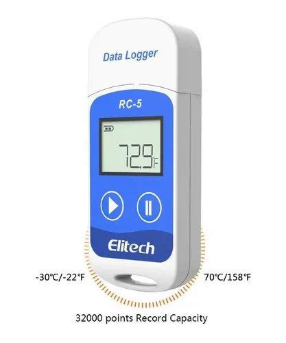 Digital Multi Use Temperature Data Logger Model Name Number RC5 Usb