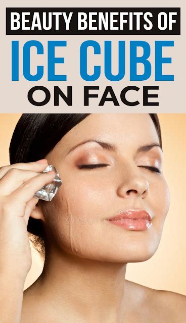 Ice Cube On Face Beauty Benefits Natural Health Care