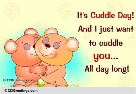 Long Cuddles Free Cuddle Day Ecards Greeting Cards Greetings