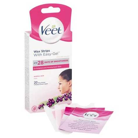 Veet Mini Wax Strips Face 20s