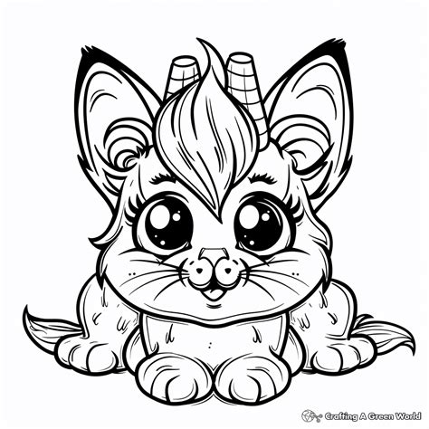 Unicat Coloring Pages Free Printable