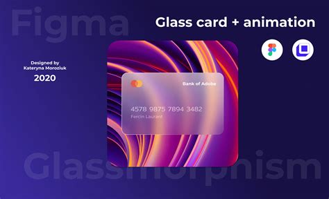 Glassmorphism Card On Behance