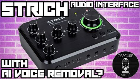 Strich Audio Interface A Podcast Streaming Marvel With AI Or Is It