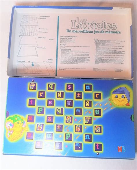 Les Luxioles jeu de mémoire MB Grenier d enfance