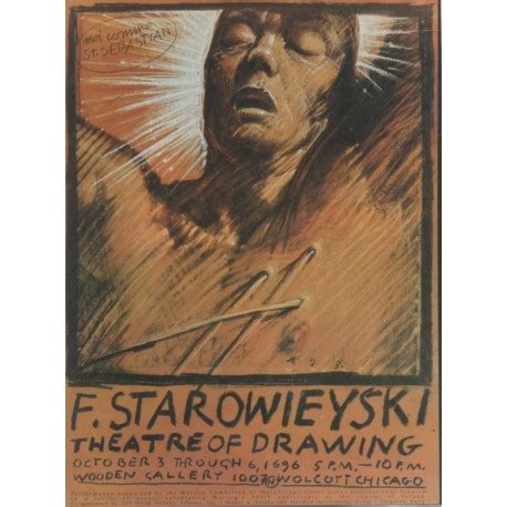 F Starowieyski Theatre Of Drawing Cracow Poster Gallery Galeria Plakatu