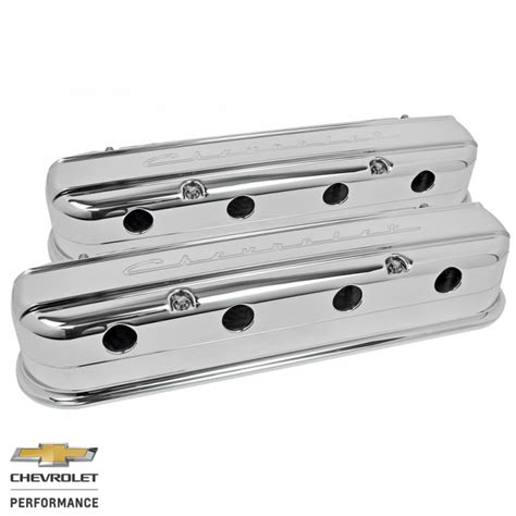 Ls Chevrolet Script Modular Valve Covers Polished Rides By Kam