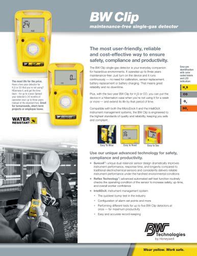 Honeywell Gas Detector Catalog Catalog Library