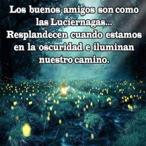 The Words In Spanish Are Lit Up At Night With Fireflies Flying Over It