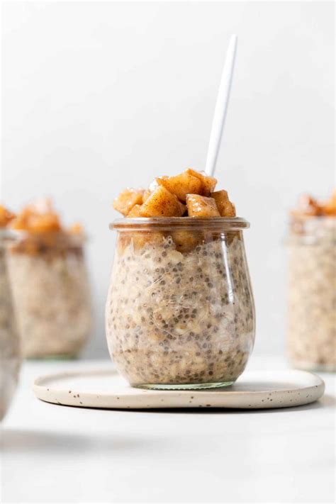 Apple Cinnamon Overnight Oats Carmy Easy Healthy Ish Recipes