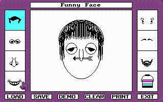 Funny Face game at DOSGames.com