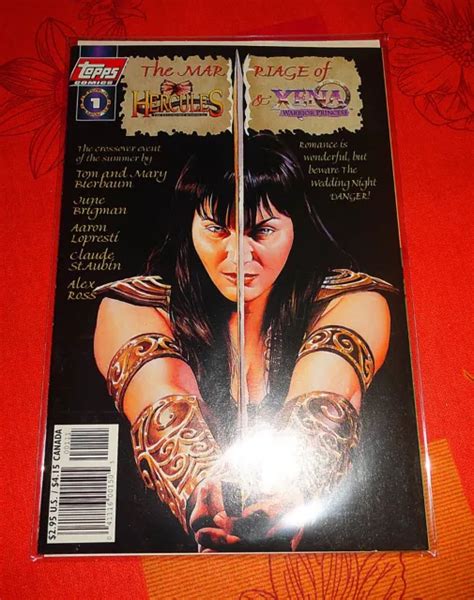 Comics Vo Topps Marriage Of Hercules Xena N Cover Alex Ross