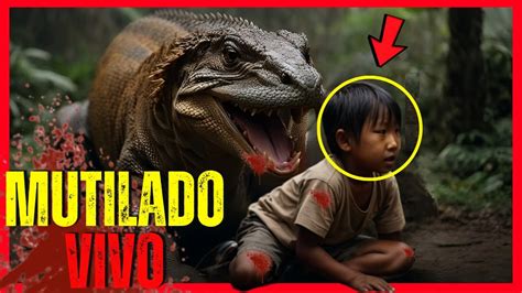 Los ATROCES UTIMOS MINUTOS de MANZUR DRAGON DE KOMODO MATA a NIÑO de