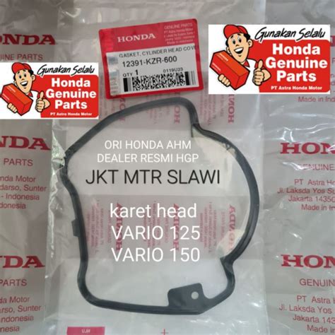 Jual 12391 KZR 600 Gasket Head Karet Head Oring Head Vario 125 Old Non