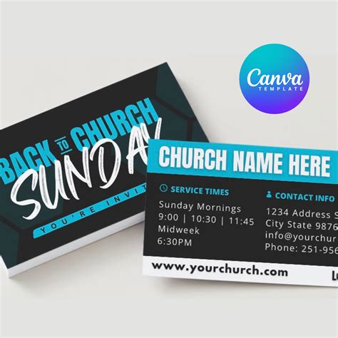 DIY Church Invite Card Template - My Church Designs