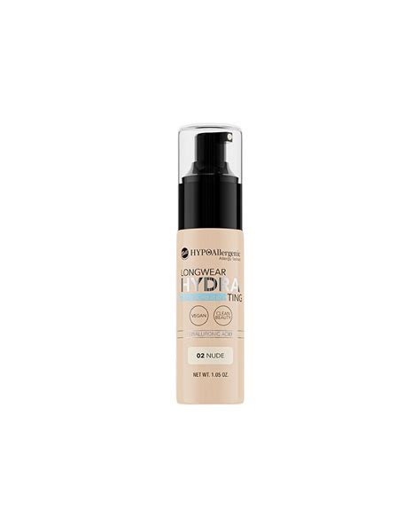 Base de maquillaje hipoalergénica Long Wear HYDRA 02 Nude BELL HYPO