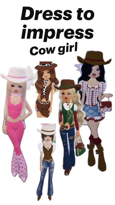 Dress To Impres Cowgirl In 2024 Dress To Impress Themed Outfits