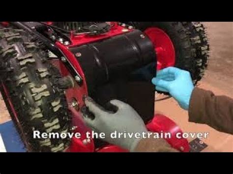 Snowblower Maintenance Oil Change And Lubricate Noisy Drivetrain YouTube