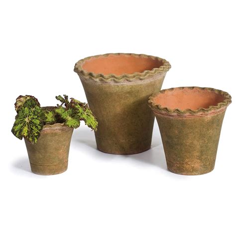 Aged Pie Crust Nursery Planters Short Campo De Fiori Naturally