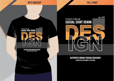 Premium Vector Casual Design Typography Vintage Design With Tshirt