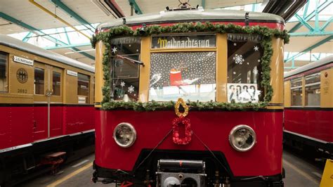 Premier aperçu du célèbre train de Noël du S Bahn de Berlin Teknomers