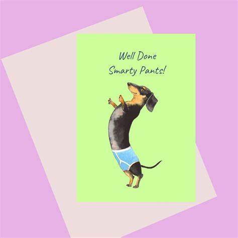 Smarty Pants A Quality A6 Congratulations Card For Lovers Of Etsy