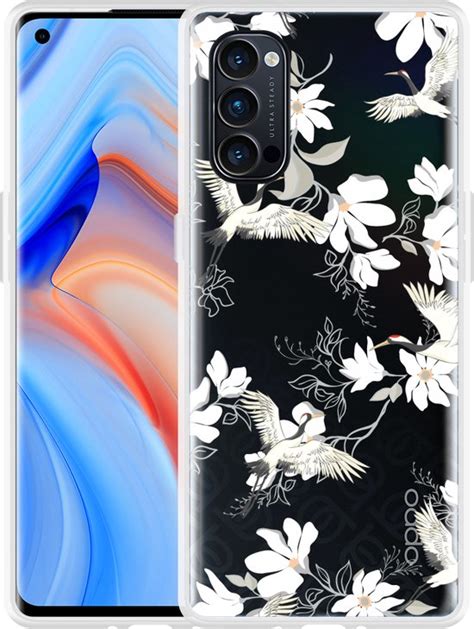 Oppo Reno Pro G Hoesje White Bird Designed By Cazy Bol