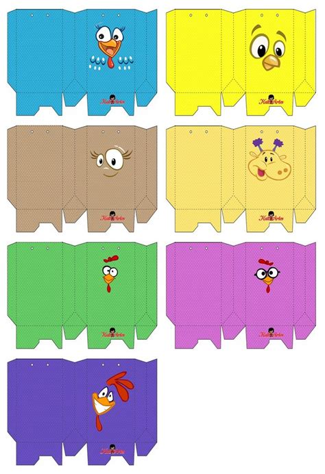 Lottie Dottie Chicken Free Printable Boxes Lottie Dottie Paper