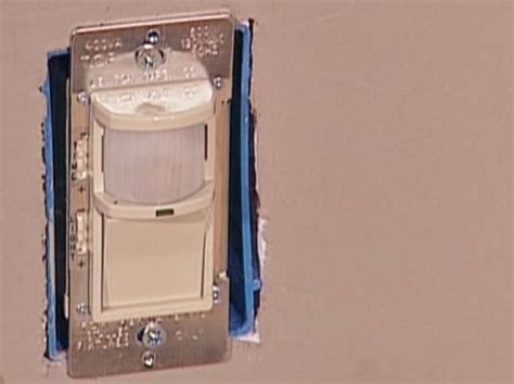 How To Install A Motion Detector Switch