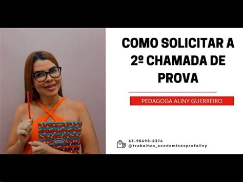 COMO SOLICITAR 2º CHAMADA DE PROVA UNOPAR ANHANGUERA YouTube