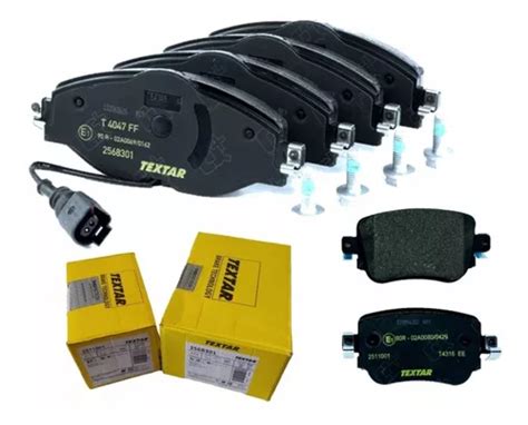 Kit Balatas Textar Golf A7 Mk7 1 4 Tsi Delanteras Traseras Envío gratis