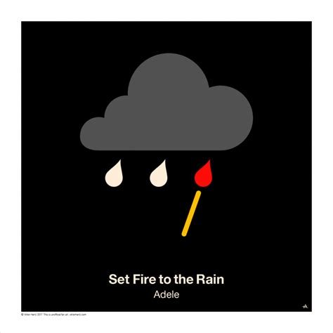 Set Fire To The Rain | Poster By Viktorhertz