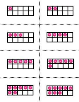 Donut Ten Frames Numbers 1 20 With Matching Numerals By Diverse Creations