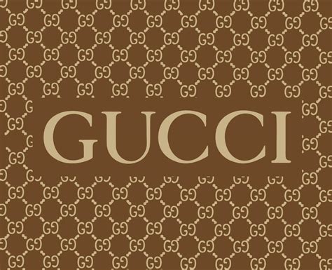 Gucci Brand Logo Symbol With Name Brown Design Clothes Fashion Vector