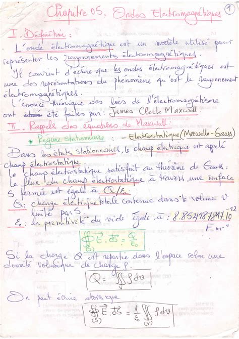 Solution Cours Ondes Lectromagn Tiques Studypool