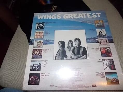 PAUL McCARTNEY WINGS GREATEST HITS LP SOO 11905 LP OPEN SHRINK WRAP