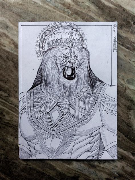 Narasimha Drawing