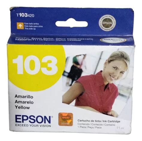 Cartucho Epson T Yellow Original Meses Sin Inter S