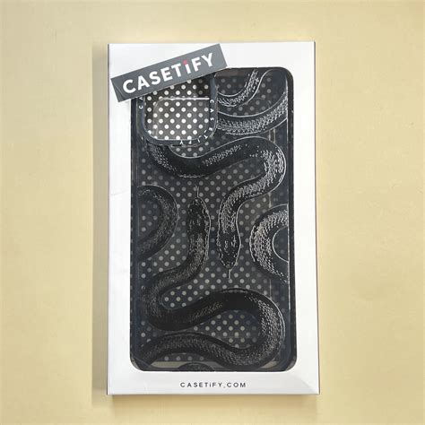 CASETiFY X BLVCK SNAKE Black Case IPhone 14 13 12 11 Pro Max Mini XS