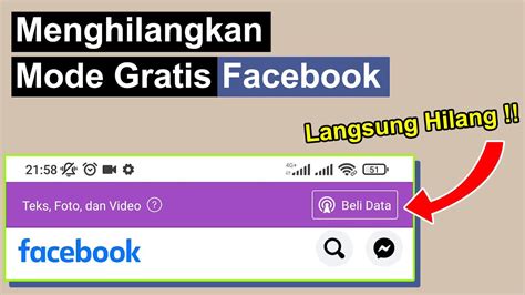 Cara Menonaktifkan Facebook Mode Gratis Temporer Dan Permanen