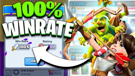 Winrate Best Logbait Deck In Clash Royale Youtube