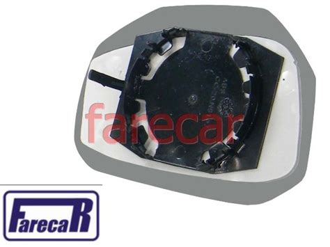 SUBCONJUNTO LENTE DE VIDRO BASE DO ESPELHO RETROVISOR FIAT IDEA