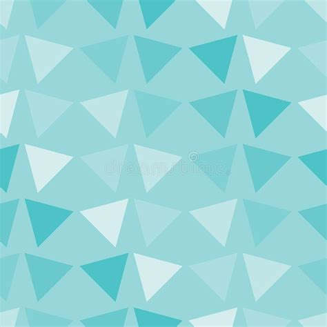 Seamless Geometric Pattern With Triangles Vector Illustration Stock