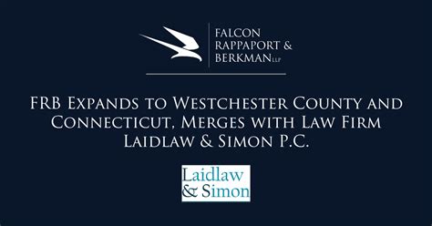 FRB Expands to Westchester County and Connecticut, Merges with Laidlaw ...