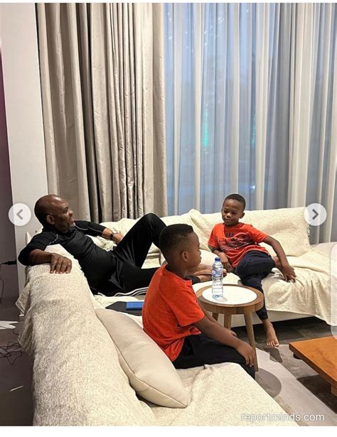 Billionaire Tony Elumelu Pictured Watching Super Eagles Of Nigeria