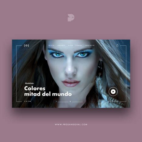 Diseño página web para estudio fotográfico Prosandoval Creativo