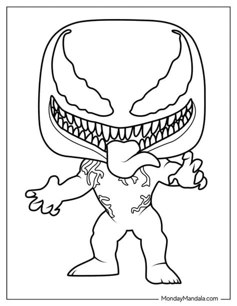 Venom Coloring Page