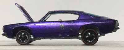 Hot Wheels Vintage Redline Purple Custom Barracuda W Button The Toys Time Forgot
