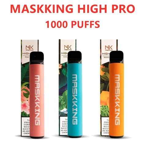 Original Authentic Mk Maskking High Pro Puffs Disposable Vape